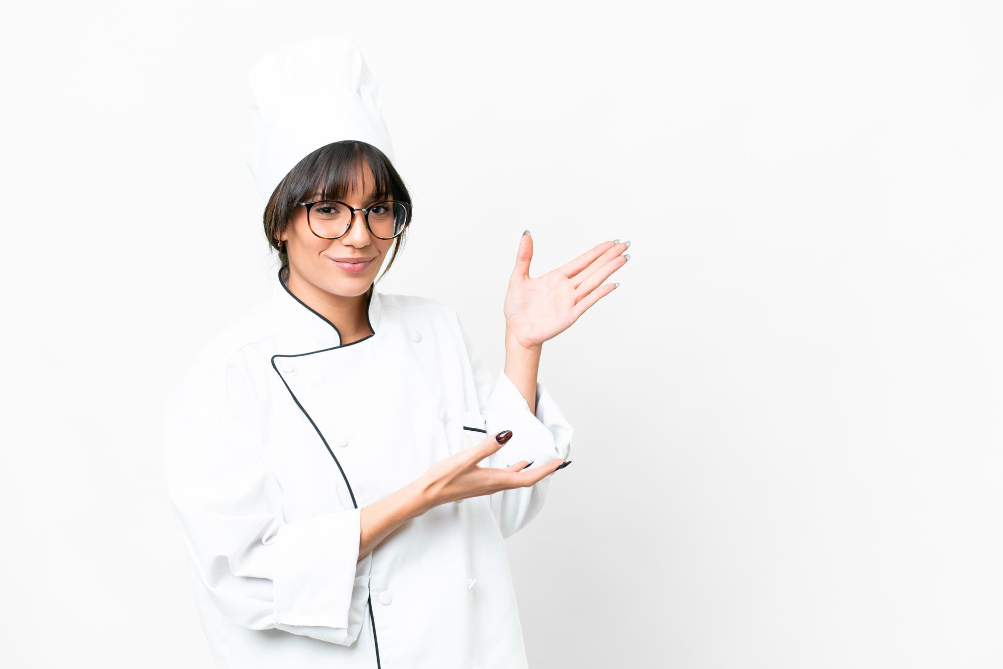 Chef inviting to a workshop